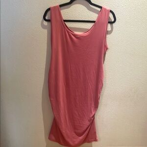 Elegant Pink Midi Dress
